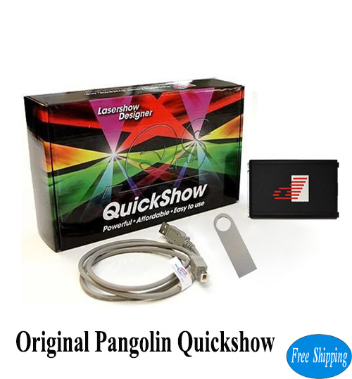 Free Shipping Original 5.0 Pangolin Quickshow Laser Software